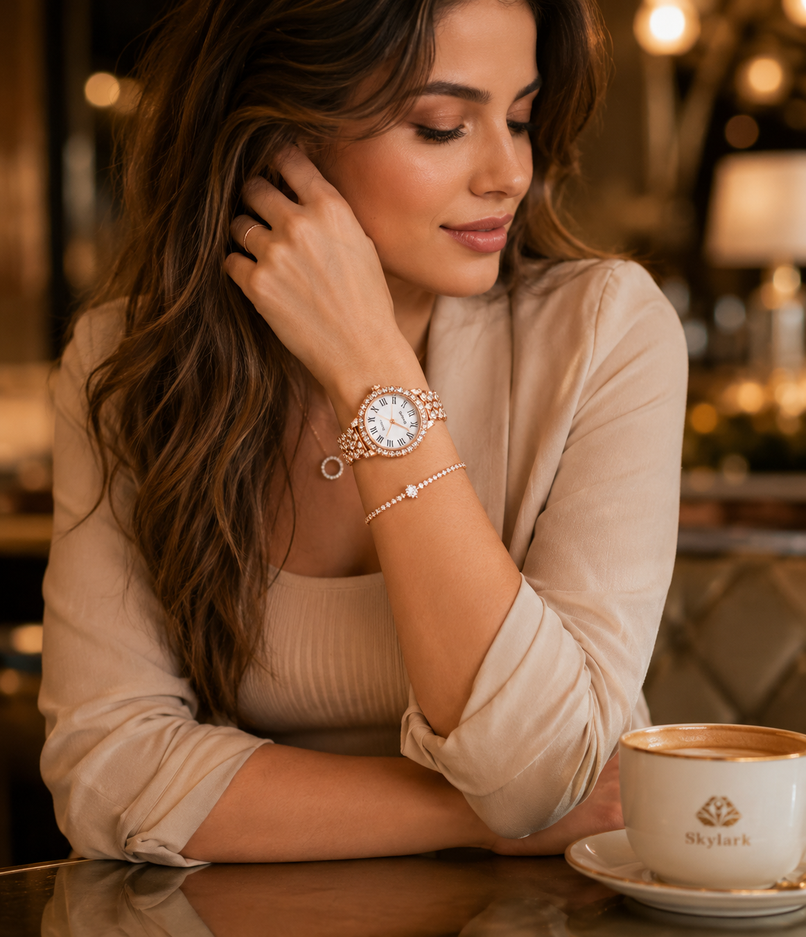Royal Crystal Aura Watch Set