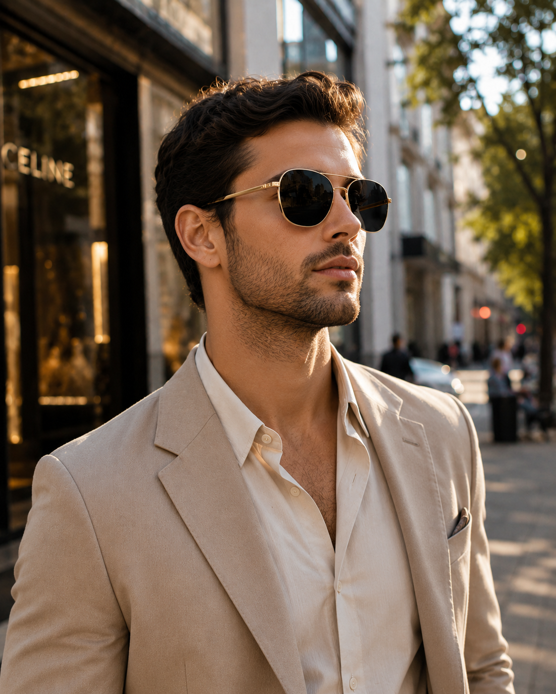 Premium Luxury Geometric UV Protection Sunglasses