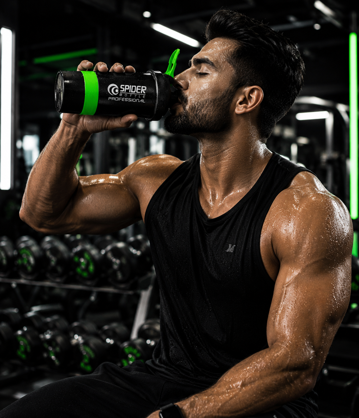 Spider Professional Protein Shaker Bottle