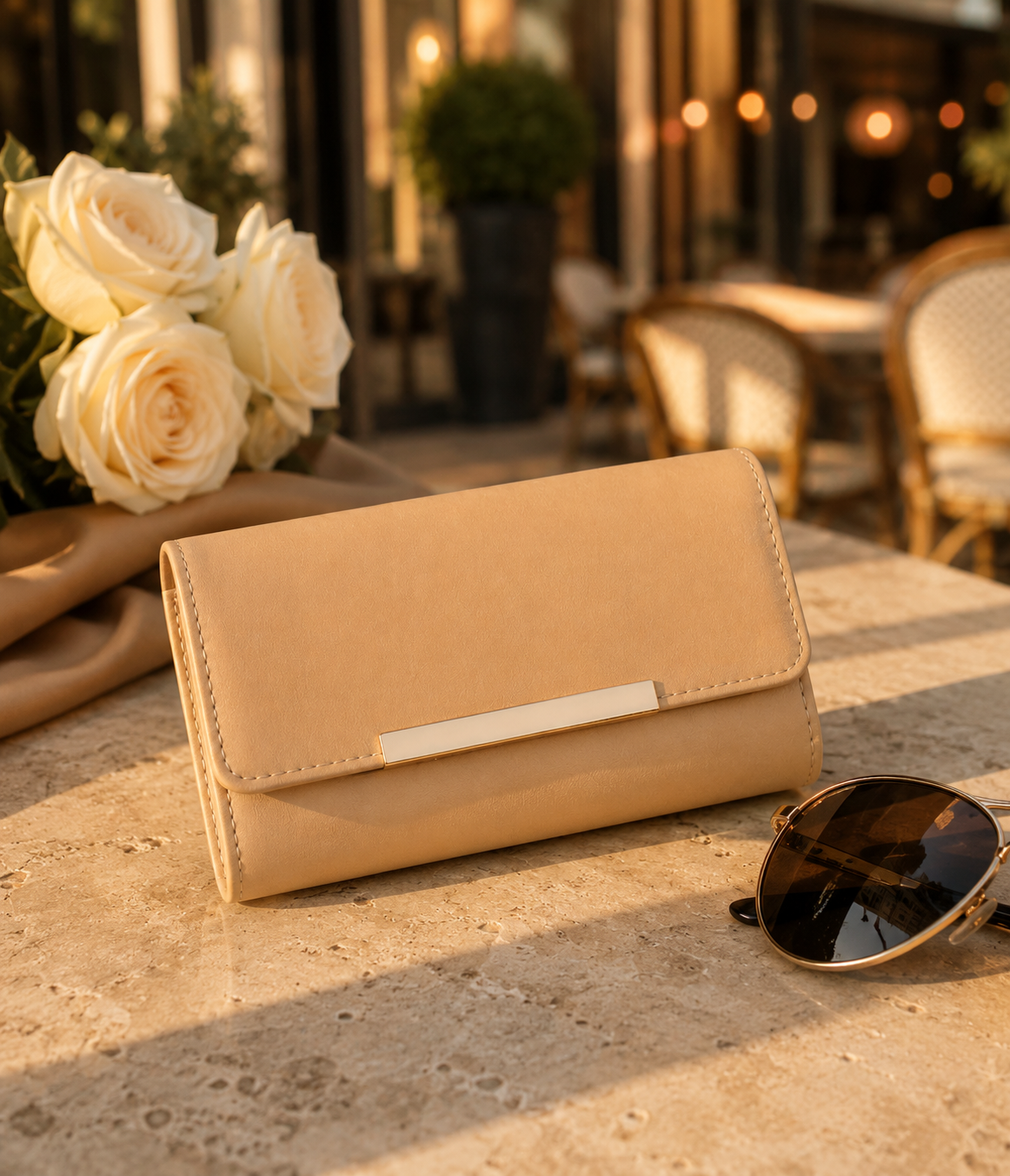 Évora Nude Luxe Wallet