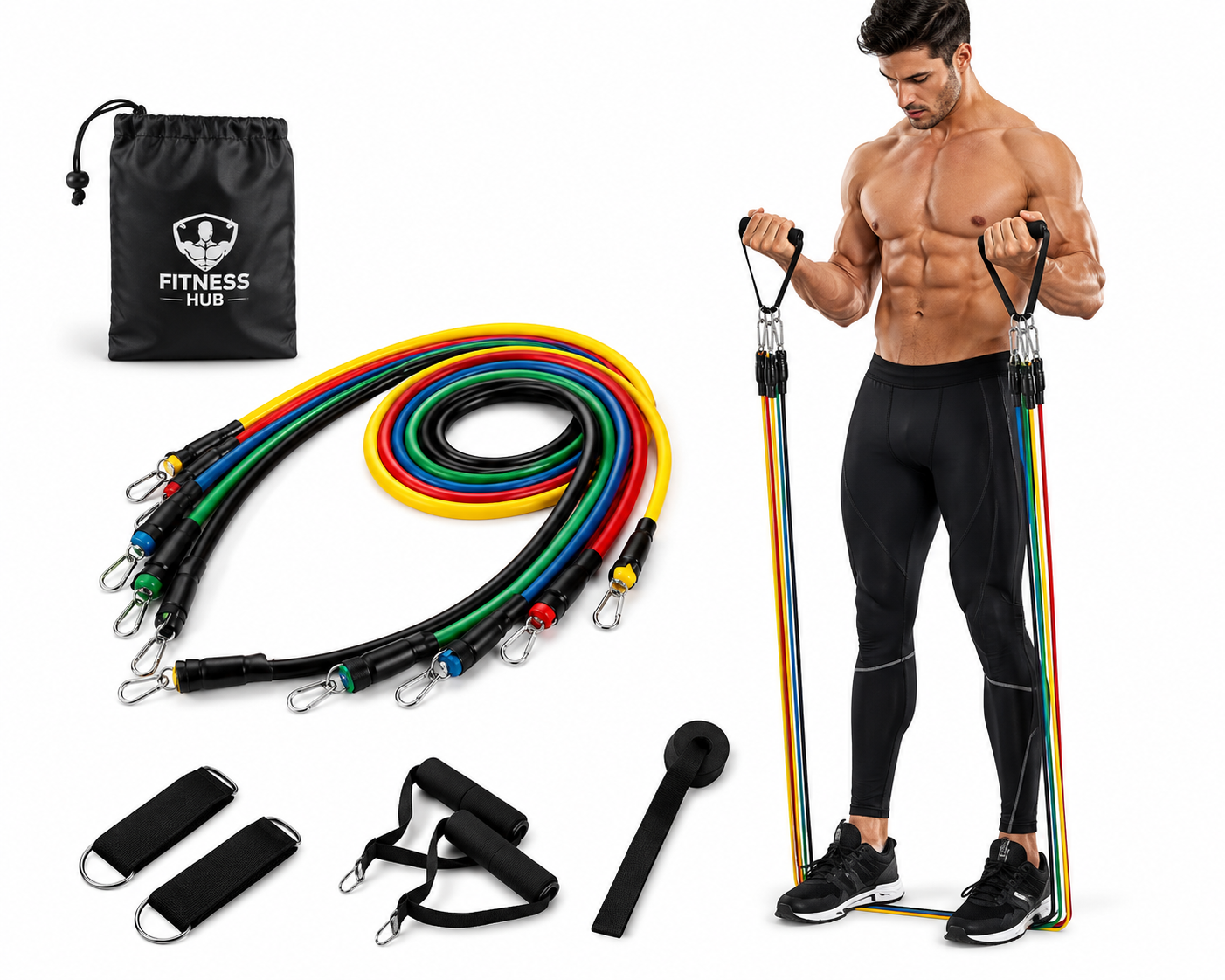 Resistance Bands Set for Workout