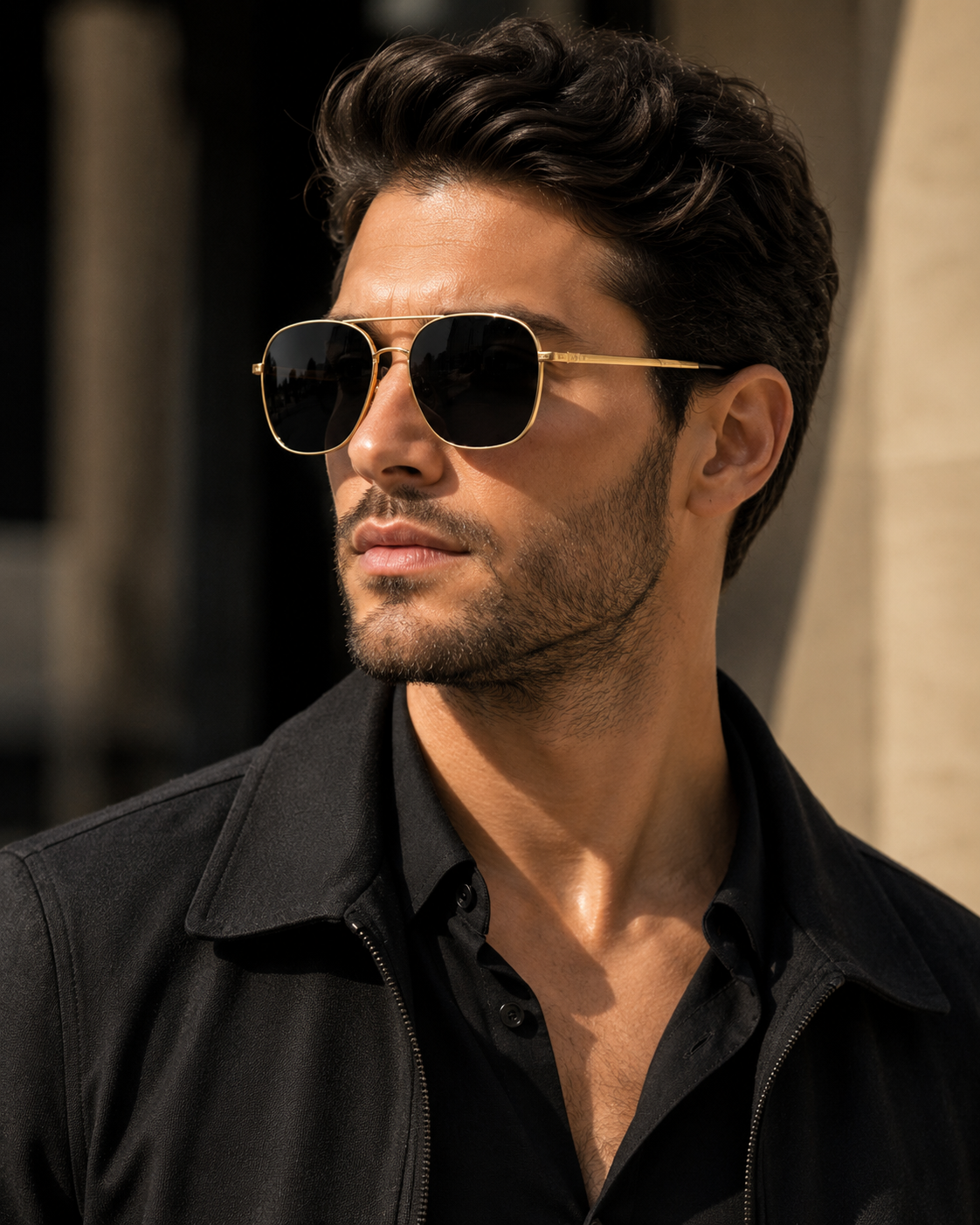 Premium Luxury Geometric UV Protection Sunglasses