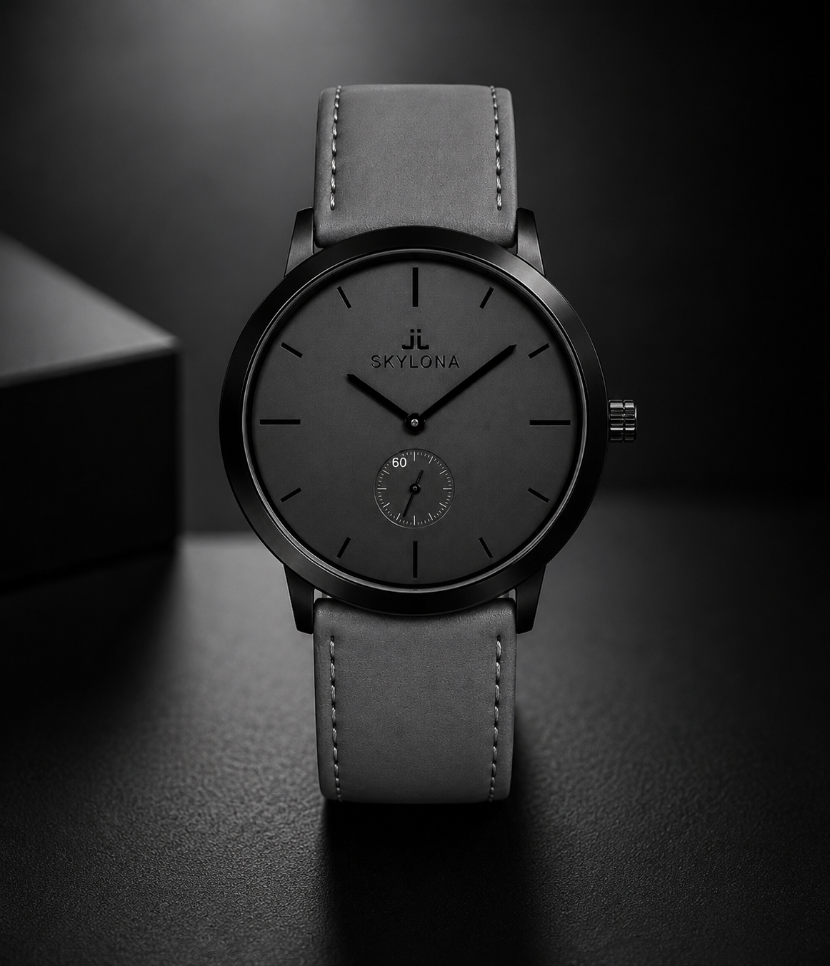 Obsidian Shadow Minimal Watch
