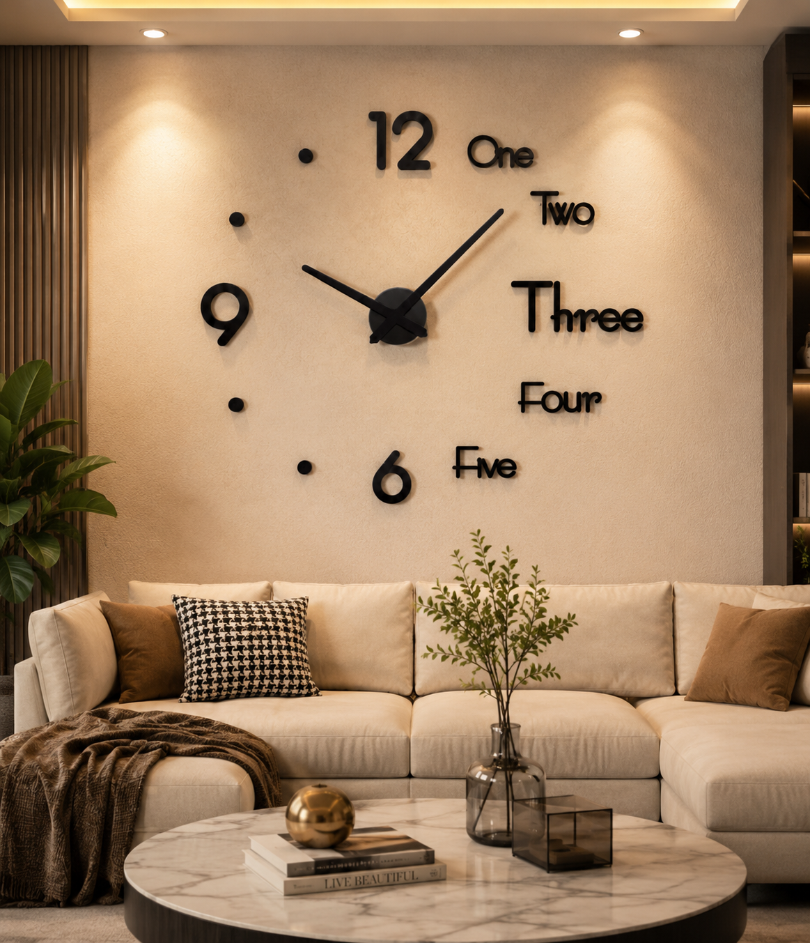 Luxury Modern Wall Clock Decor