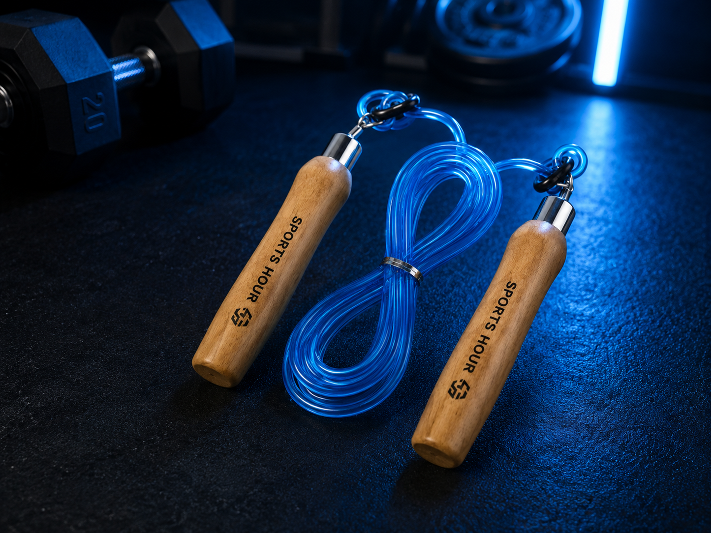 Wooden Handle Skipping Rope