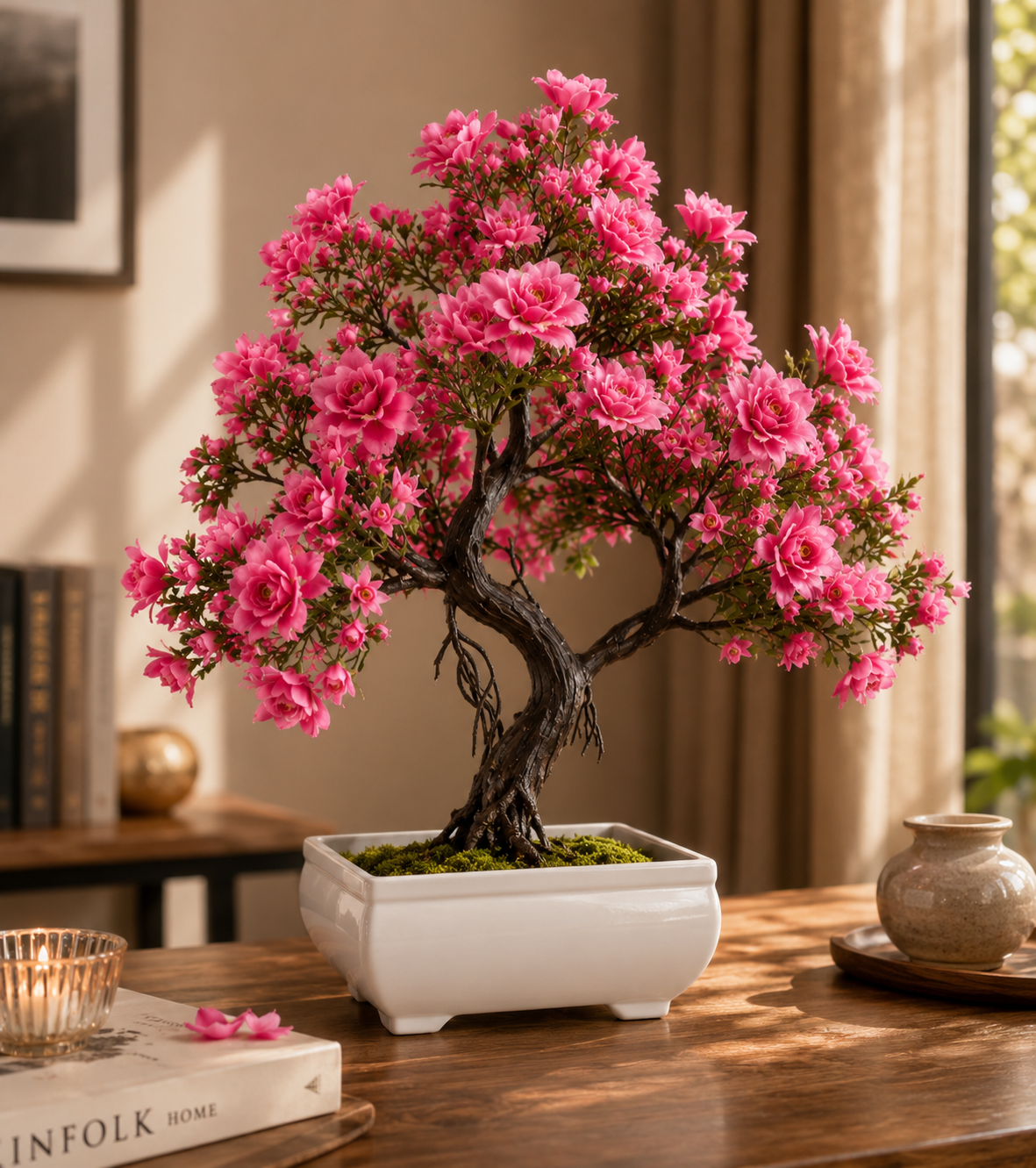 Artificial Bonsai Flower Tree