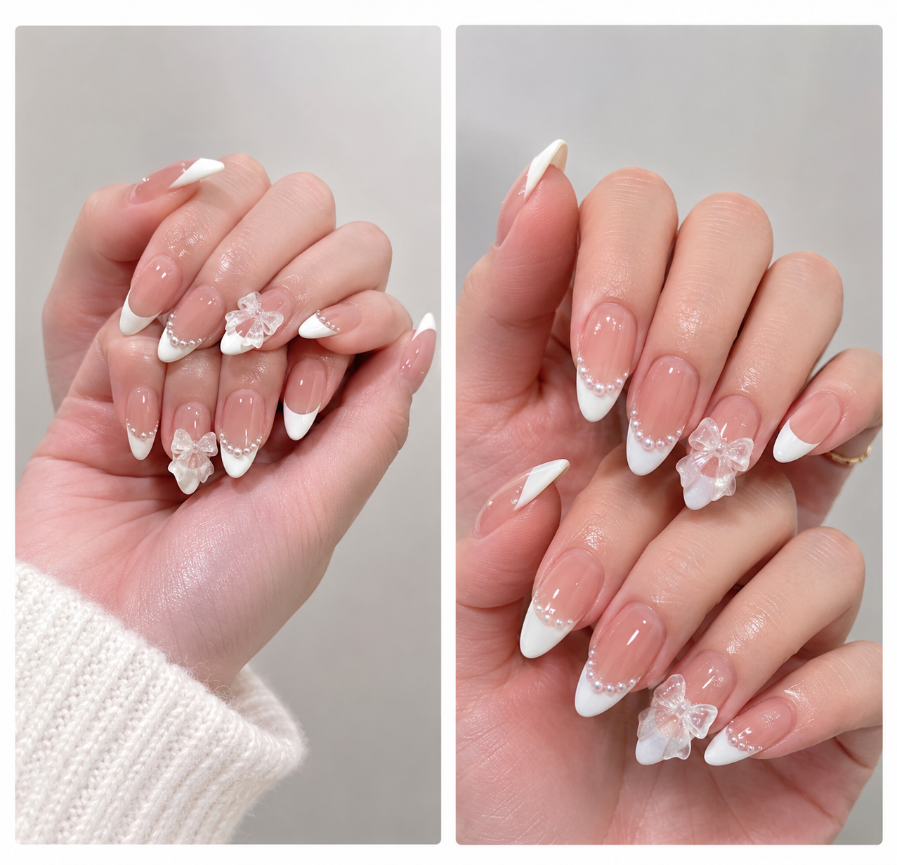 Pearl French Luxe Nails