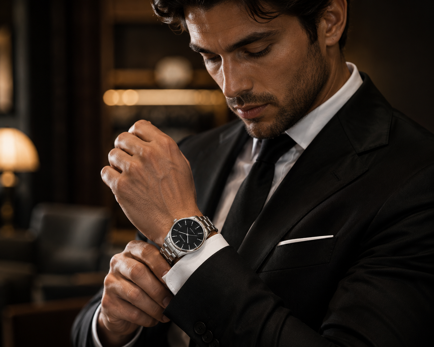 Veloura Prestige Silver Watch