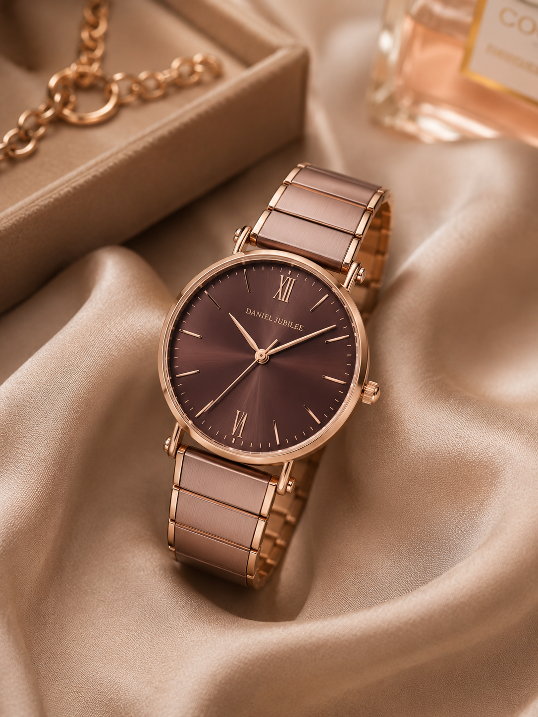 Aurabelle Mocha Luxe Watch