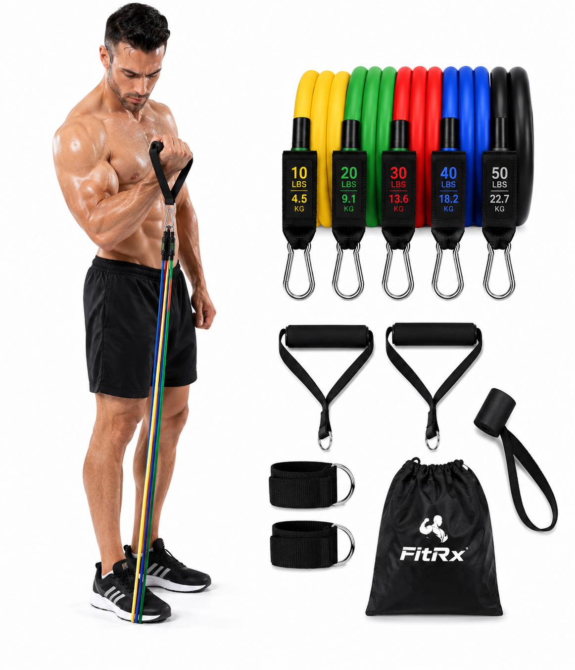 Resistance Bands Set for Workout