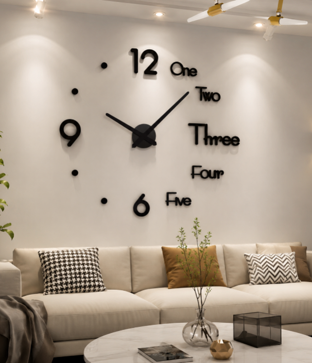 Luxury Modern Wall Clock Decor