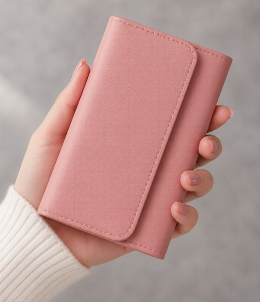 Blush Aura Fold Wallet