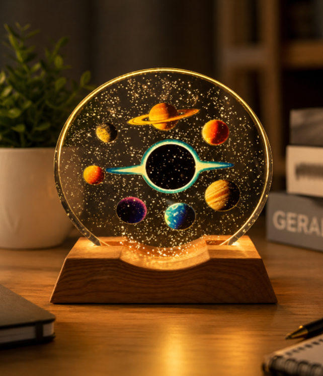 Solar System LED Desk Lamp