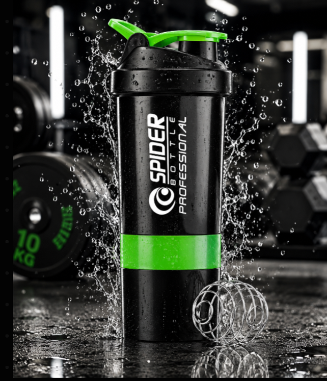 Spider Professional Protein Shaker Bottle