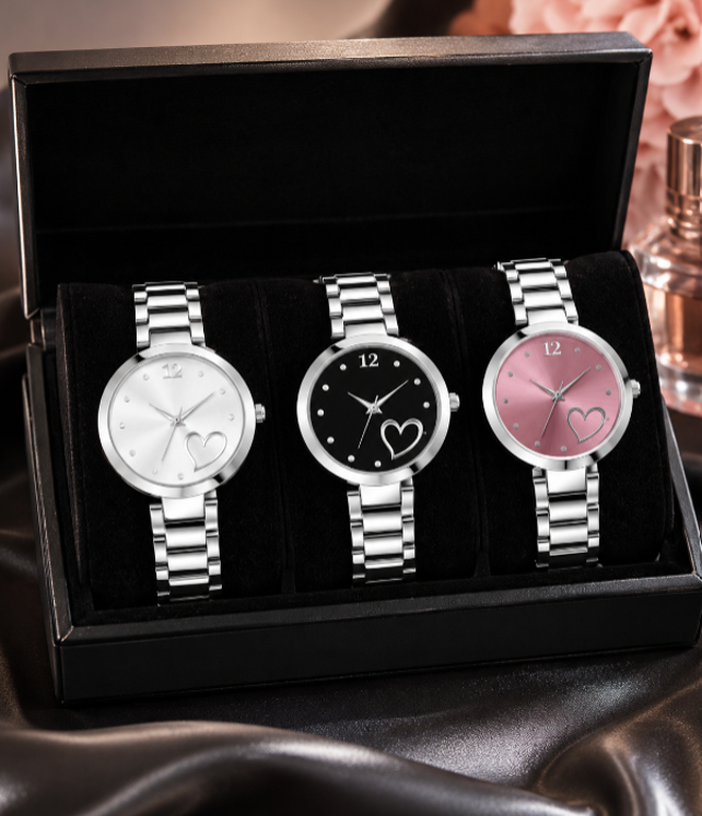 Trinity Heart Luxe Watch Set